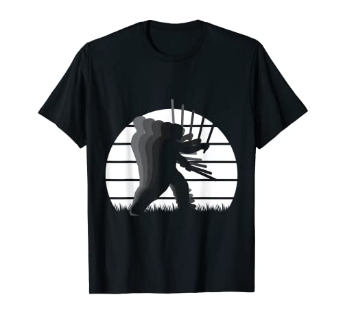 Eskrima Kali Arnis FMA Sparring Escrima Sticks Silhouette T-Shirt