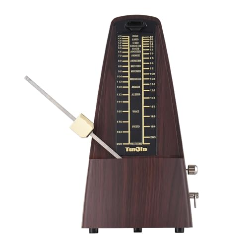 Métronome mécanique portable pour maîtriser le rythme au piano et au Guzheng