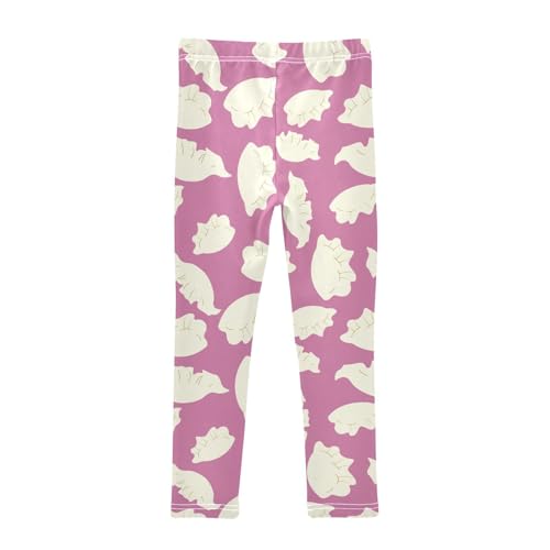 ZZKKO Girls Leggings Dumpling Toddler Girls Clothes Leggings for Girls Toddler Girls Leggings 3-4T2