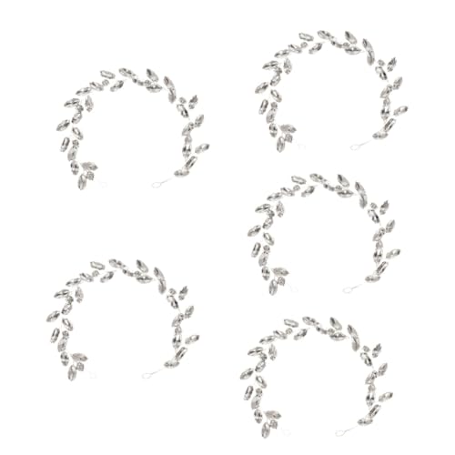 Vigne cheveux mariage VICASKY : lot de 5 pièces de coiffure blanche élégante pour la mariée
