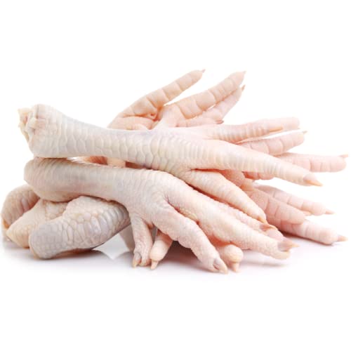 Halal Fresh Chicken Feet 5kg (±10%) | 100% Natural Poultry | High in Collagen & Protein | Ideal for Soups, Broths & Pet Raw Feeding | UK Sourced