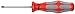 Wera 05117680001 Kraftform Plus 368 Square Socket Screwdriver, #00 Head, 2 3/8" Blade Length