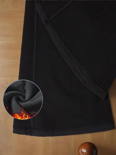 Flare Leggings,High-Waisted Yoga Pants for Women,Winter Fleece Lined Leggings with Pockets for Gym,Lounge & Travel3