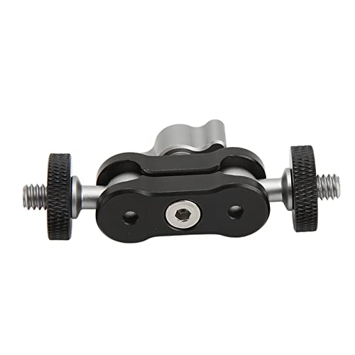 Xiuganpo Bras articulé d'appareil Photo, Double Rotule en Alliage d'aluminium, Interface à Vis 1/4 Po, Bras articulé 'Extension de Caméra pour la Photographie