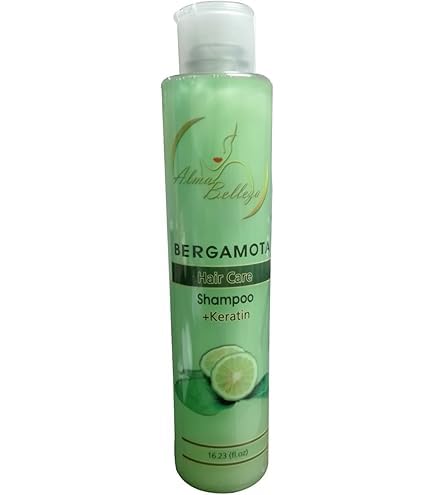 Alma Belleza Shampoo de bergamota biotina, colageno & Aloe Vera Net Wt 33.8 fl. oz