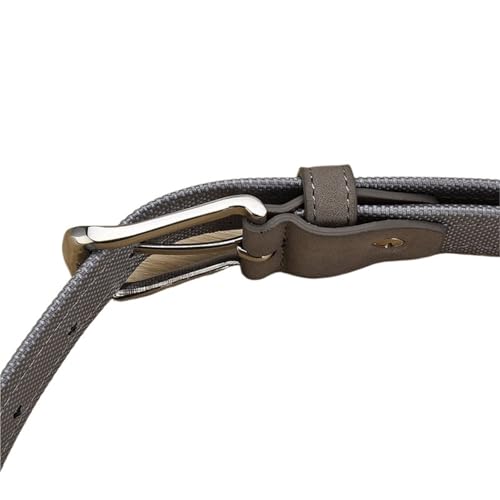 LUYSGBXR Ledergürtel Herren Men Belt with Strap Luxury Pin Buckle Belts 3.5/4.0 cm Width Belt for Trousers Mens Accessories(110cm,3.8 cm Beige) – Bild 6