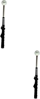 BESPORTBLE 2 Pçs Acessórios De Golfe Haste Telescópica Vara De Balanço Telescópica Acessório Do Clube Auxílio De Treinamento Vara De Treinamento Telescópica Haste De Balanço De Golfe Pêndulo