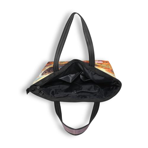 Image of Women Turtle Tote Bag Polyester Handbag Zippered Tote Bag Turtle Tote Purses,Summer Beach Tote Bag
