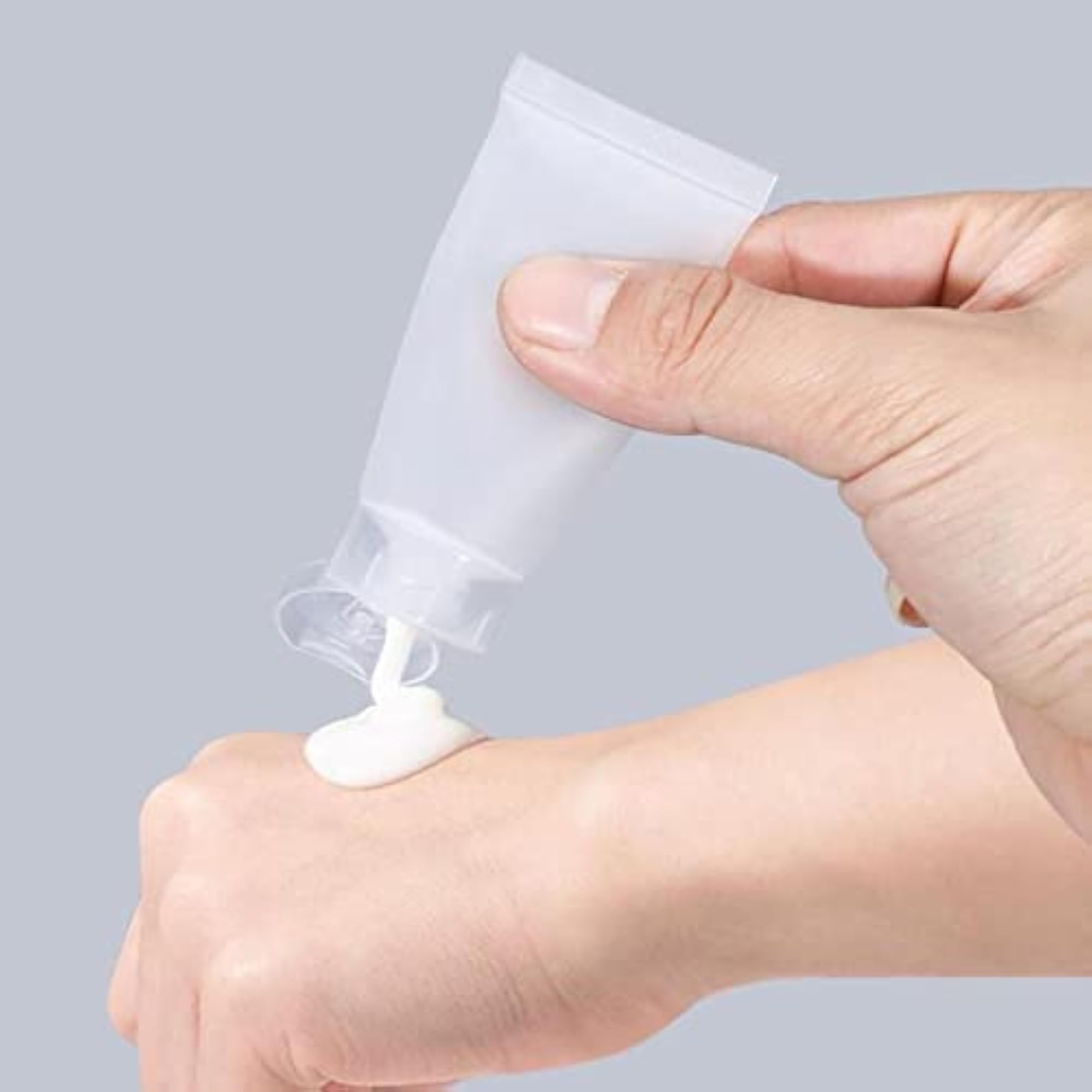 100Pcs Empty Soft Tubes Bottle 5ml with Caps