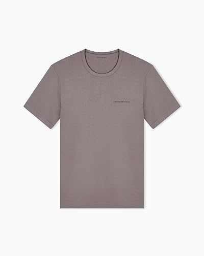 Herren T-Shirt aus Reiner Baumwolle, Rundhalsausschnitt, Schwarz, Größe S – Ansicht 3