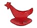 Coquetier «poulet» rouge-des-coquetier-kult sonja-plastique-fabriqué en allemagne