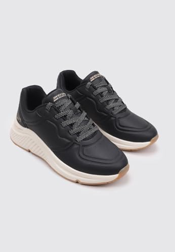 Skechers Donna Bobs Arch Comfort B Sweet - A Bind Sneaker In Nero, Taglia 36.5 - 3