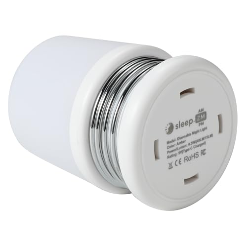 Lámpara de noche recargable Sleep ZM con luz ámbar USB-C miniatura 4