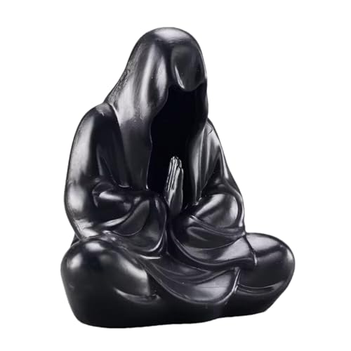 Scultura uomo in nero | Figura gotica uomo in nero scultura modello, Buddha senza fase decorazione da scrivania per casa soggiorno desktop display