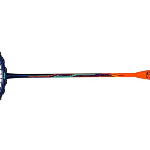 Image of Li-Ning Tectonic 6 Badminton Racket - Orange /Black | High-Speed Power & Precision for Competitive Players (5UG6)