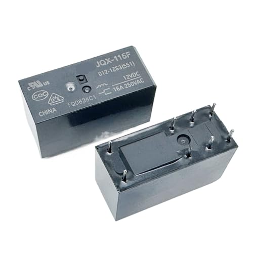 Relais JQX-115F 012-1ZS3 haute durabilité 8 pins pour automatisme