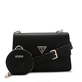 PU-Beschichtung Guess Damen Eco Brenton Bucket HOBO, Schwarz, Small