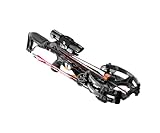 Barnett Raptor BCX Crossbow - Tactical Crossbow with Veil Tac Black Camo, Ultra Compact and Fast 425fps, Step Through Riser, Fold Down Palm Rest, Adjustable Butt Stock, X-Factor Rangefinding Scope