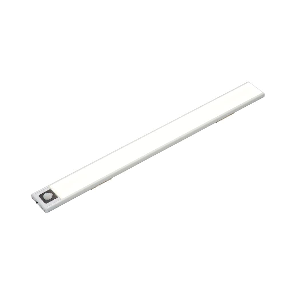 Litecraft Silver Under Cabinet Rechargeable Magnetic Led Light With Sensor In - (40 Cm)