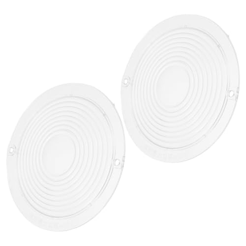 HOMSFOU 1paar Küchenabzugshaube Lichtabdeckung Transparente Linse Für Dunstabzugshaube Einfache Installation Langlebiges Material Einsetzbar Ersatzteile Für Kochdunstabzug