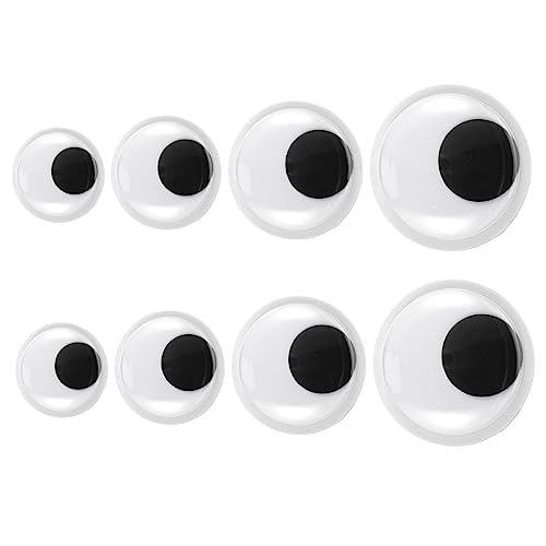 HOODANCOS Eyes Model for DIY Projects 8pcs Moving Eye Toys Self Adhesive Creative Toy for Children