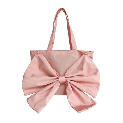 Bow Purse Oversized Bow Tote Bag Large Shoulder Bag with Zipper Statement Handbag Stylish Trendy Gift for Women