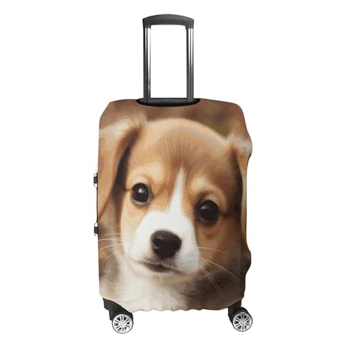 Cute Dog Printed Luggage Cover Protector, Fits 18-32 Inch Luggage4