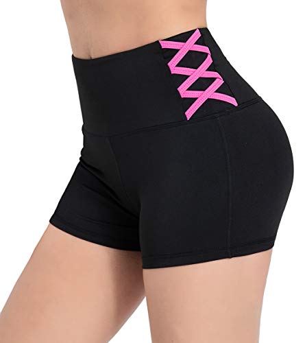 Women Premium Soft Stretch Cheerleader Running Dance Volleyball Shorts Spandex