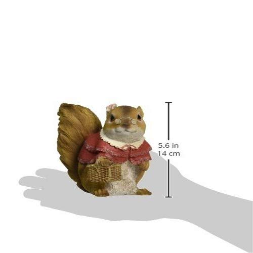 Design Toscano Qm24685000 Grandmother Squirrel Statue, Full Color #TOP1