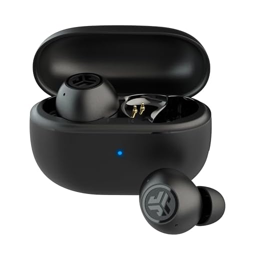 JLab Go Pop ANC True Wireless Earbuds & Charging Case, Black, Active Noise Cancelling, 10mm Drivers, Dual Connect, Customize Your Sound with App, Be Aware Mode, Compact Fit, MEMS Microphone