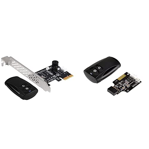Image of Silverstone Tek 2.4G Wireless Power Remote with Power /Reset Function and Audio Feedback ES02-PCIE & Wireless Remote Computer Power /Reset Switch, USB 2.0 9-pin ES02-USB