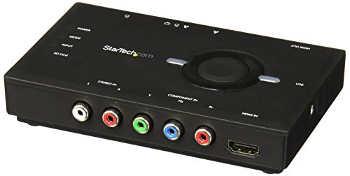 StarTech.com USB 2.0 HD PVR Gaming and Video Capture Card - 1080p HDMI / Component Capture Card (USB2HDCAPS)