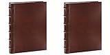 Pioneer Photo Albums CLB257-BR Leather l Album 5X7 2-UP 200 Photo Pack Of 2