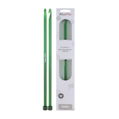 KnitPro Trendz Tricot Afghan/Traditional Crochet Hook | US Size M (9mm)