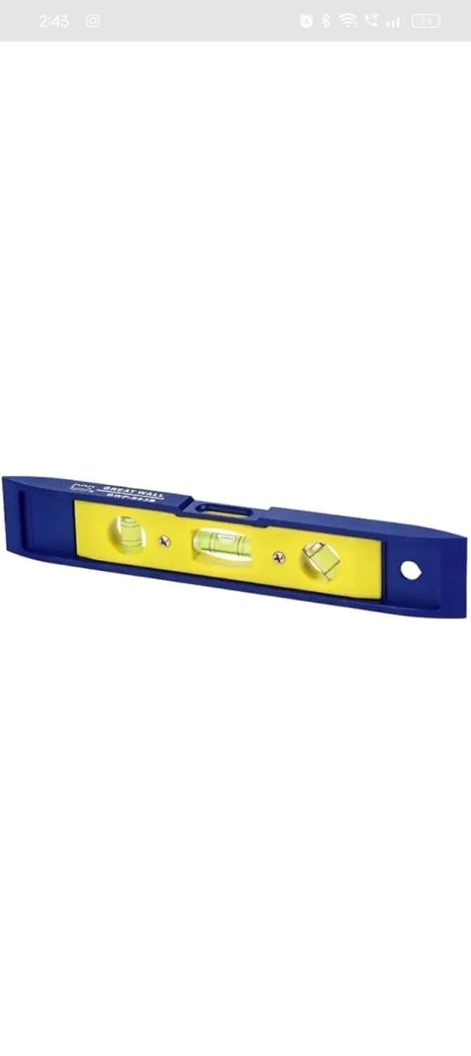 Nalmie Tile Locator Wall Tile Level Regulator Lifter – Adjustable Height Adjuster (Pack of 4) with Spirit Level Bottle & 10 Pairs of Safety Gloves 1