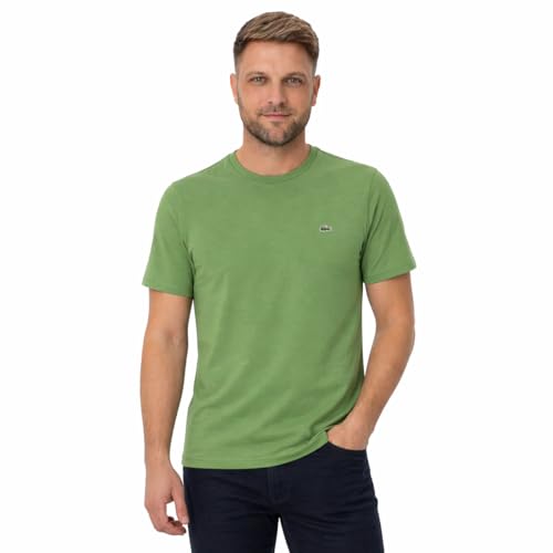 Lacoste Cotton Pima Crew Neck T-Shirt anti-déformation vert