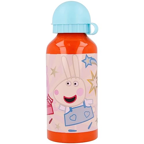 Stor |Aluminium Bottle 400 Ml Peppa Pig Kindness Counts