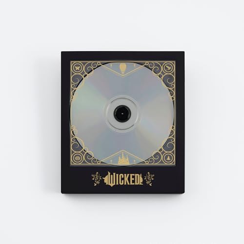[ km5 ] 映画 『 ウィキッド 』 CDプレーヤー ポータブル ワイヤレス 対応 [ Instant Disk Audio CP1 (WICKED モデル) ポストカード 付 ]