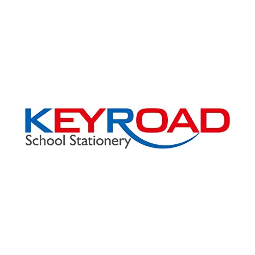 KEYROAD Triangular Pencils with Rubber - Box of