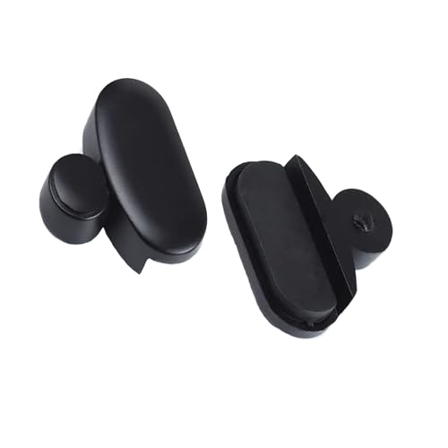 Image of Black Mirror Clips, Wall-Mounted Mirrors Bracket, Dresser Mirror Fixed Fitting for Thick Mirror Glass Clips Clamps 6PCS