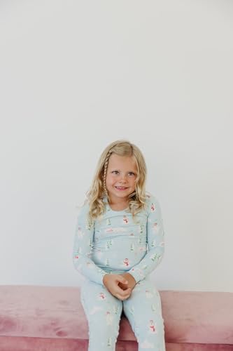 Copper Pearl Two Piece Long Sleeve Toddler Pajamas PJ Sets for Boys and Girls - Adorable Pattern Pajamas, Breathable Fabric to Keep Cool While Sleeping, Sizes 12 Months to 5T - Frosty The Snowman™4