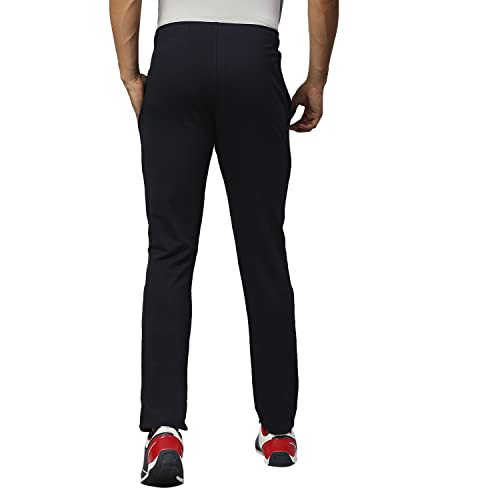 Image of Hubberholme Men's Slim Fit All Season Wear Cotton Track Pants - Trackpant with Drawstring Elastic Waistband, Lower for Jogging, Gym, Sports & Dailywear
