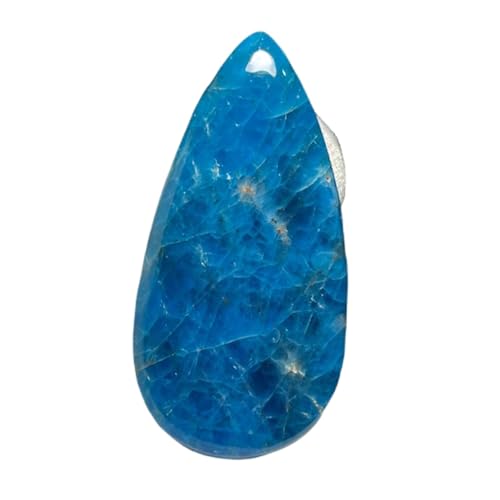 Cabochon en apatite bleu pour fabriquer vos bijoux d'été et colliers bohèmes en atelier DIY