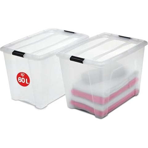 Boîte de Rangement Iris Ohyama 60L Cover