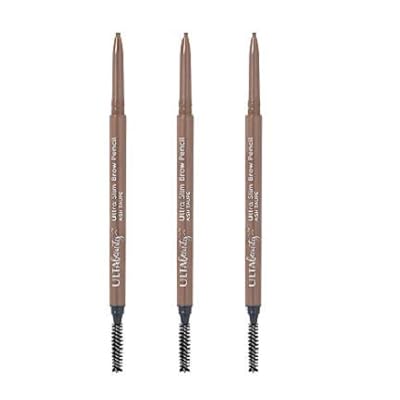 Ulta Beauty 3 Pack Ultra Slim Brow Pencil. Ash Taupe Size 0.003 oz