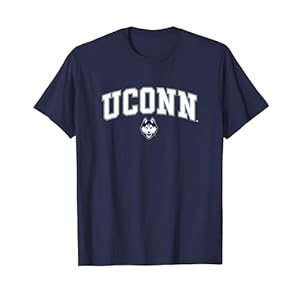 Connecticut Huskies Arch Over Navy Officially Licensed T-Shirt