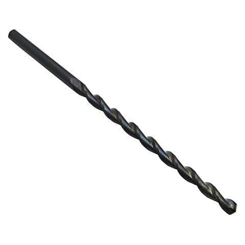 WKS 2Pcs/Lot 6.1-13mm High-Performance High Speed Steel Straight Shank Parabolic Spiral Flute Extra Long Length Twist Drill Bits Jobber Drills Deep Hole Drills (13mm) Cover