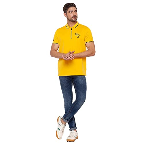 Image of Spykar Dark Wash Cotton Stretch Skinny Fit Mens Jeans (SIZE-30,Blue)