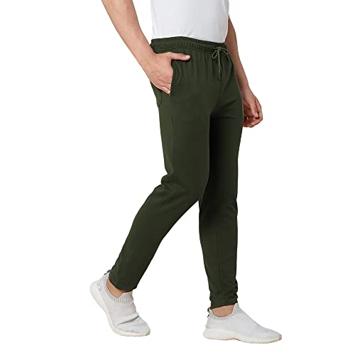 Image of Free Authority Harry Potter Printed Slim Fit Green Cotton Men's Trackpant