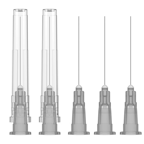 Image of 27 Gauge 1 Inch Needle,100 Pcs Luer Lock Needles,Individually Sealed Packages (27G)